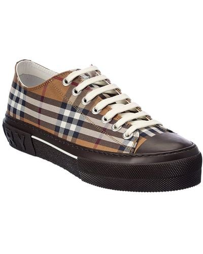Burberry Vintage Check Canvas Sneaker - Brown
