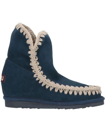 Mou Ankle Boots - Blue