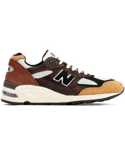 New Balance Made In Usa 990 Sneakers Shoes - Brown
