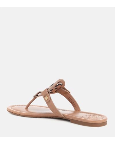 Tory Burch Miller Leather Sandals - Pink